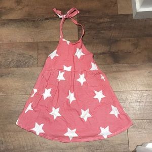 Little Girls Halter Star Dress